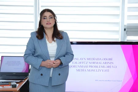 Mediada Azərbaycan dili mövzusunda təlimlərin növbəti mərhələsi təşkil olunub