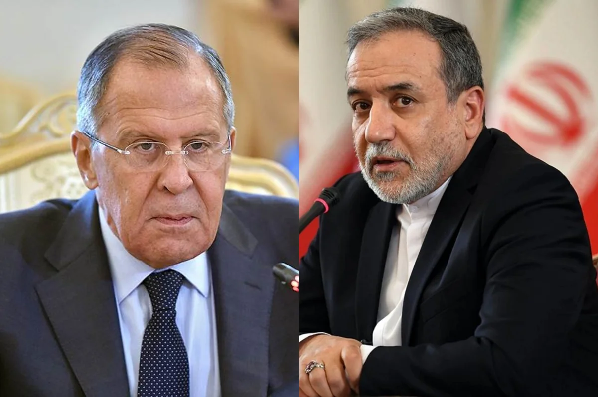 Iranian and Russian foreign ministers hold phone talks amid Israeli-US strikes