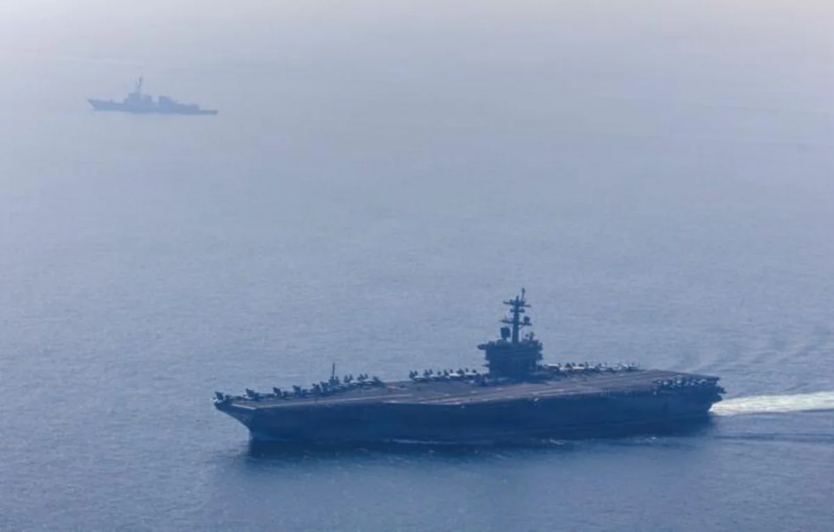 IRGC attacks USS Abraham Lincoln aircraft carrier with ballistic missiles