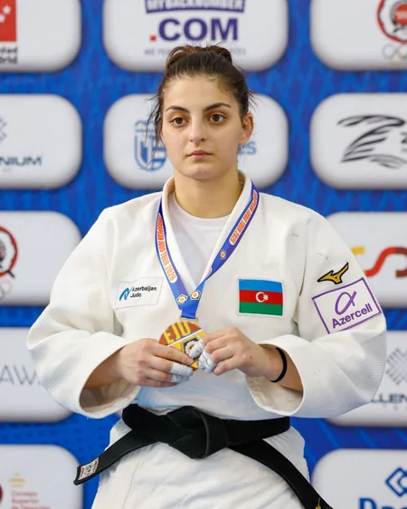 Vüsalə Hacıyeva cüdo üzrə gənclər arasında Avropa Kubokunda gümüş medal əldə edib