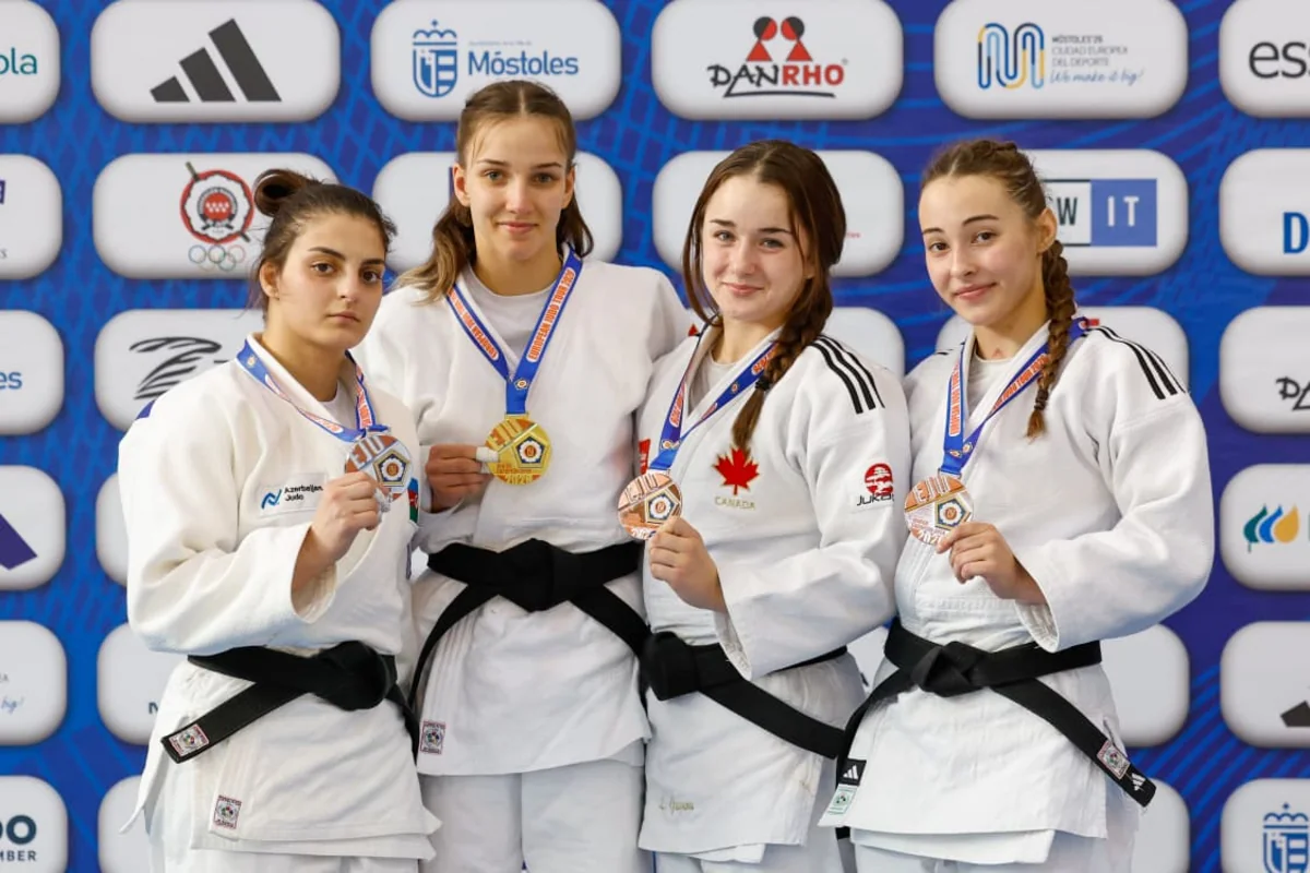 Vüsalə Hacıyeva cüdo üzrə gənclər arasında Avropa Kubokunda gümüş medal əldə edib