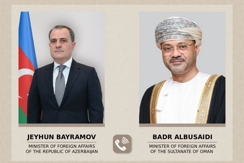 Azərbaycan və Omanın XİN rəhbərləri bölgədəki son hərbi eskalasiyadan narahatlıqlarını ifadə ediblər