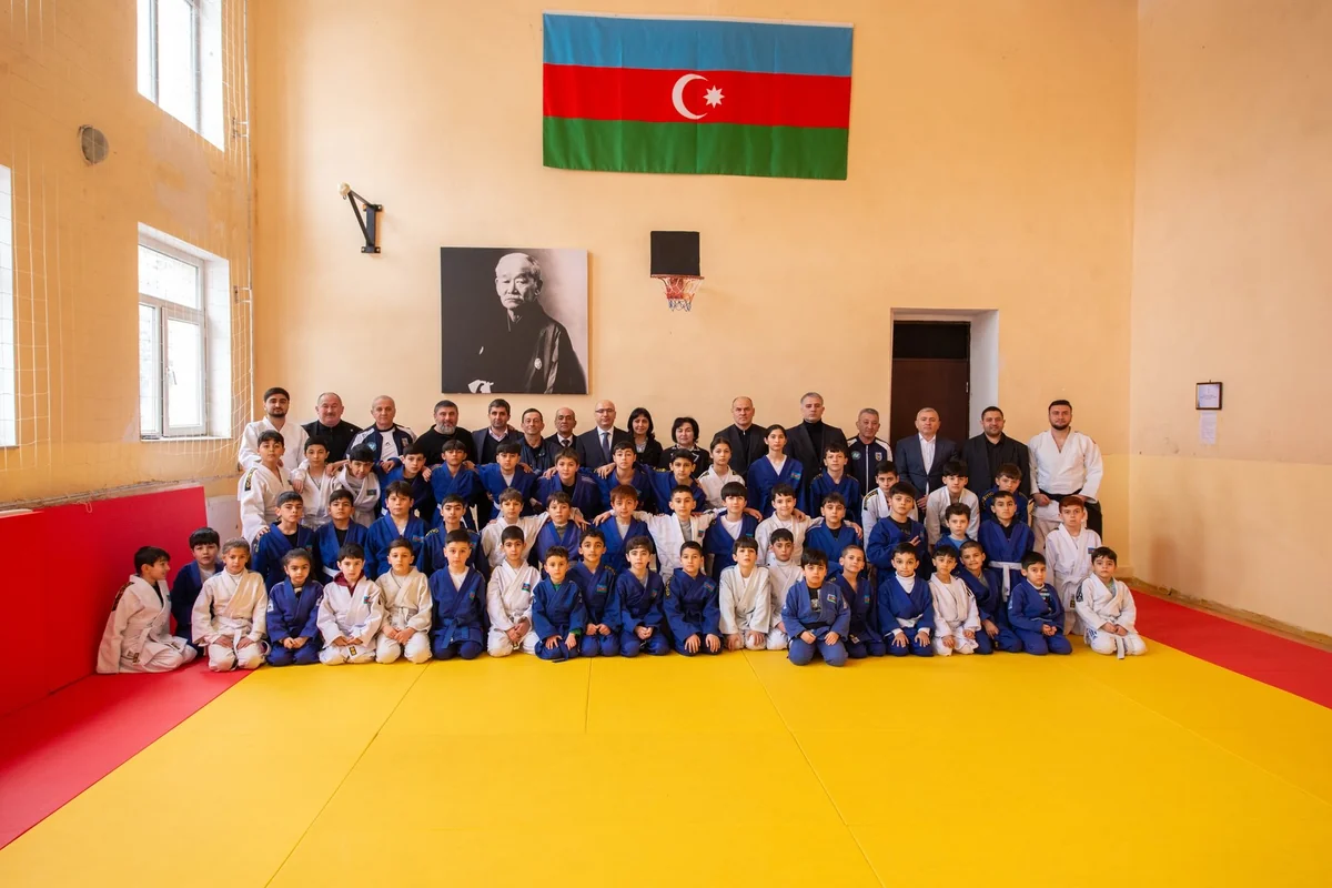Qəbələnin Vəndam qəsəbəsində yeni cüdo zalı istifadəyə verilib
