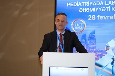 TƏBİB-in dəstəyi ilə Pediatriyada laboratoriyanın əhəmiyyəti mövzusunda konfrans keçirilib