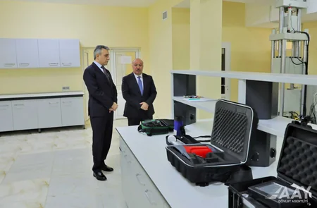 Vüsal Nəsirli AAYDA-nın institut və laboratoriyasının fəaliyyəti ilə tanış olub