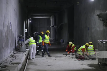 Həzi Aslanov metrostansiyasının dalanında yenidənqurma yeni mərhələyə keçib