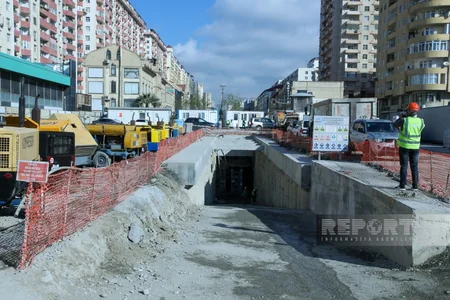 Həzi Aslanov metrostansiyasının dalanında yenidənqurma yeni mərhələyə keçib