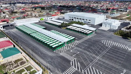Bakıda Albalılıq elektrik avtobus deposu istifadəyə verilib