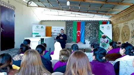 AFAQ layihəsi çərçivəsində Füzulidə qadın fermerlərə avadanlıqlar verilib