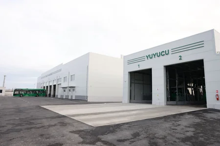 Bakıda Albalılıq elektrik avtobus deposu istifadəyə verilib
