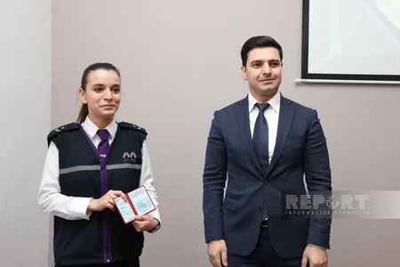 Bakı metrosunda daha bir qadın maşinist kimi fəaliyyətə başlayıb