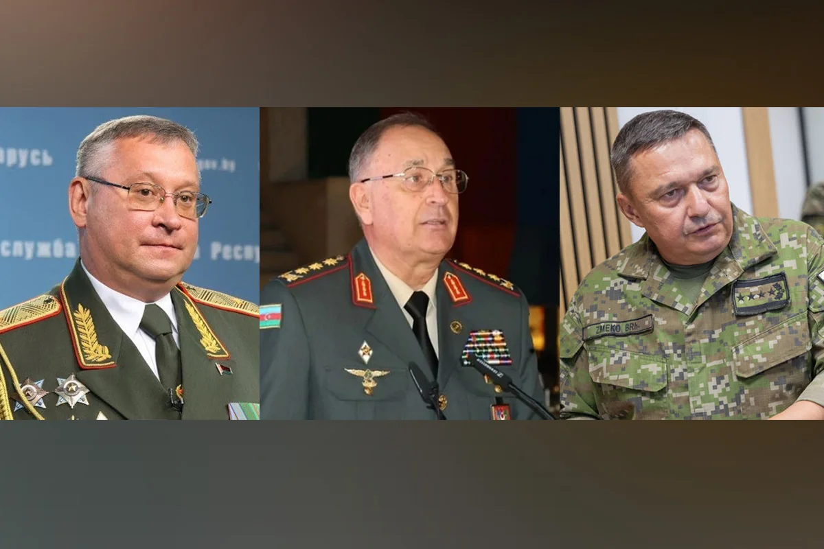 Kərim Vəliyev belaruslu və slovakiyalı həmkarları ilə hərbi əməkdaşlığı müzakirə edib