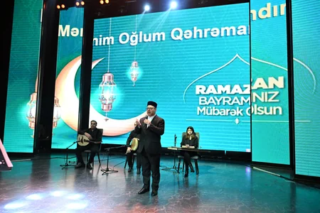 Leyla Əliyeva şəhid ailələri ilə birlikdə iftar süfrəsində iştirak edib