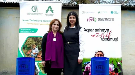 AFAQ layihəsi çərçivəsində Füzulidə qadın fermerlərə avadanlıqlar verilib
