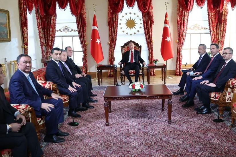 Erdogan receives OTS foreign ministers