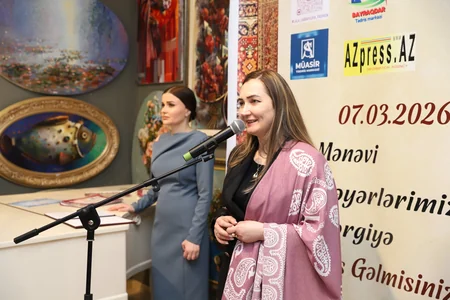 Xətai Sənət Mərkəzində Milli-mənəvi dəyərlərimiz adlı incəsənət sərgisi keçirilib