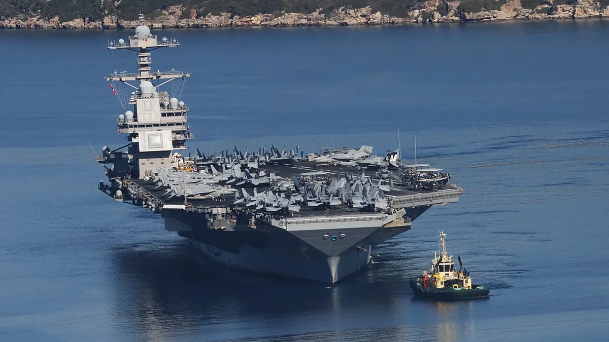 USS Gerald R. Ford təyyarədaşıyan gəmisi Hind okeanına istiqamətlənib