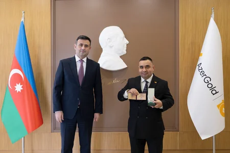AzerGoldda Tərəqqi medalına layiq görülmüş əməkdaşlarla görüş keçirilib