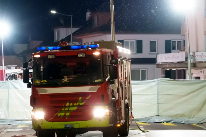 В Швейцарии из-за пожара в автобусе погибли шесть человек