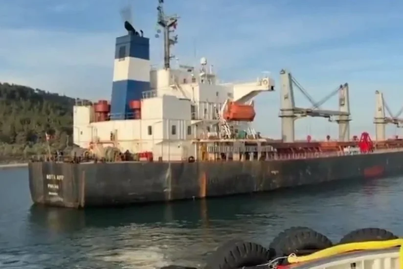 Следовавшее из РФ в Египет грузовое судно село на мель в Дарданеллах