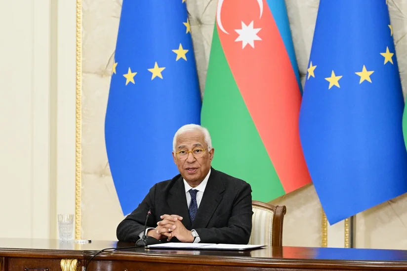Завершился визит президента Европейского совета Антониу Кошты в Азербайджан