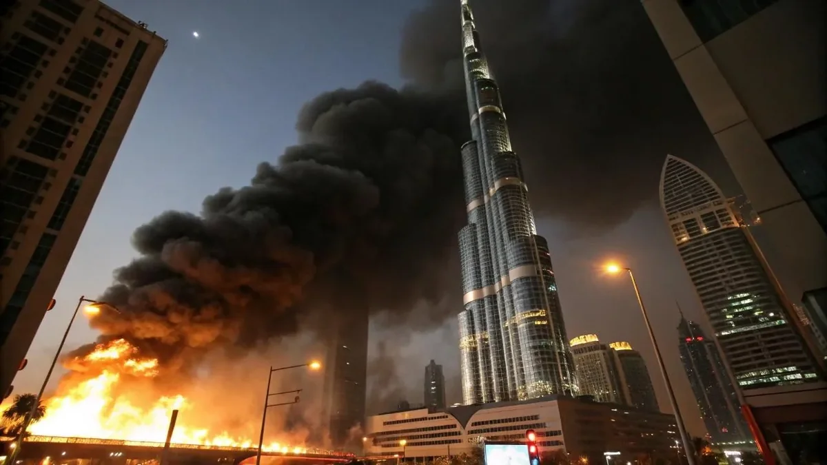 Dubayda PUA binaya düşüb