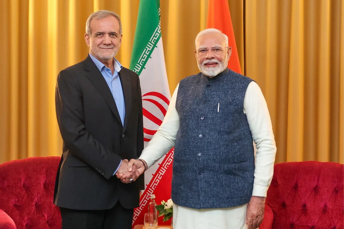 Narendra Modi and Masoud Pezeshkian mull 'the serious situation in the region'