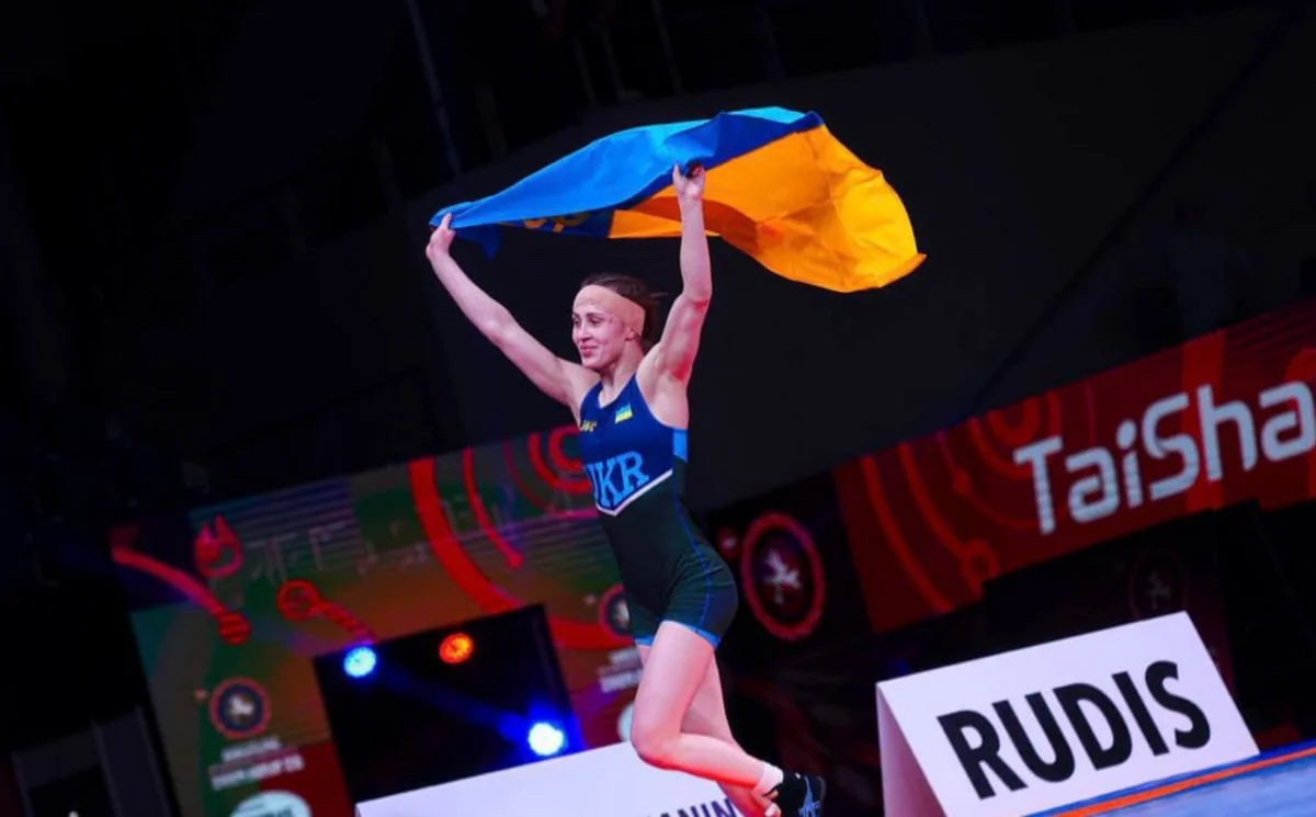 Аида Керимова, выступающая за Украину в вольной борьбе, стала чемпионкой Европы