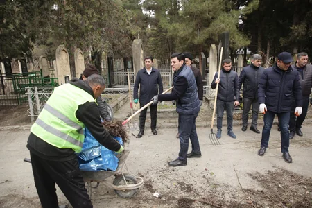 Xaçmazda Novruz bayramı ilə əlaqədar iməcilik keçirilib