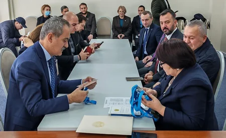 Наблюдатели ТюркПА встретились с председателем избиркома Алматы