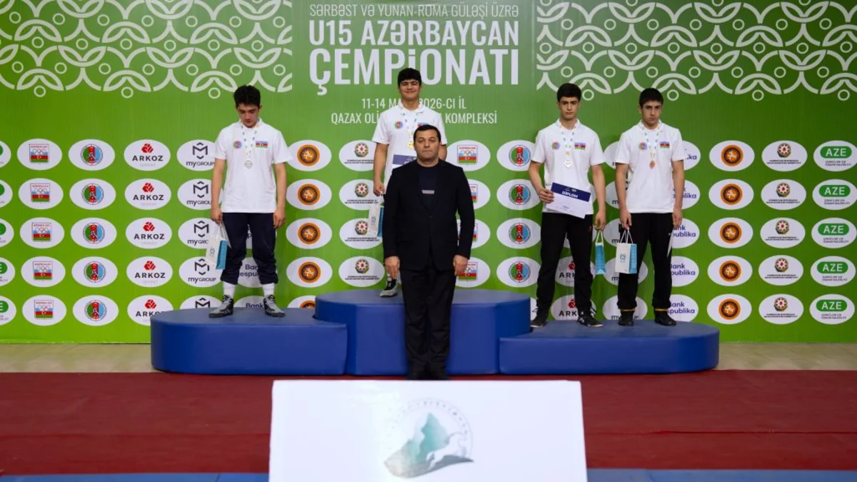 Sərbəst və yunan-Roma güləşi üzrə U-15 Azərbaycan çempionatı başa çatıb