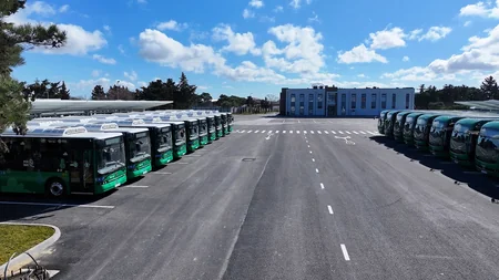 Bakıda daha 7 marşrut xəttinin avtobusları tam elektrikləşdirilib