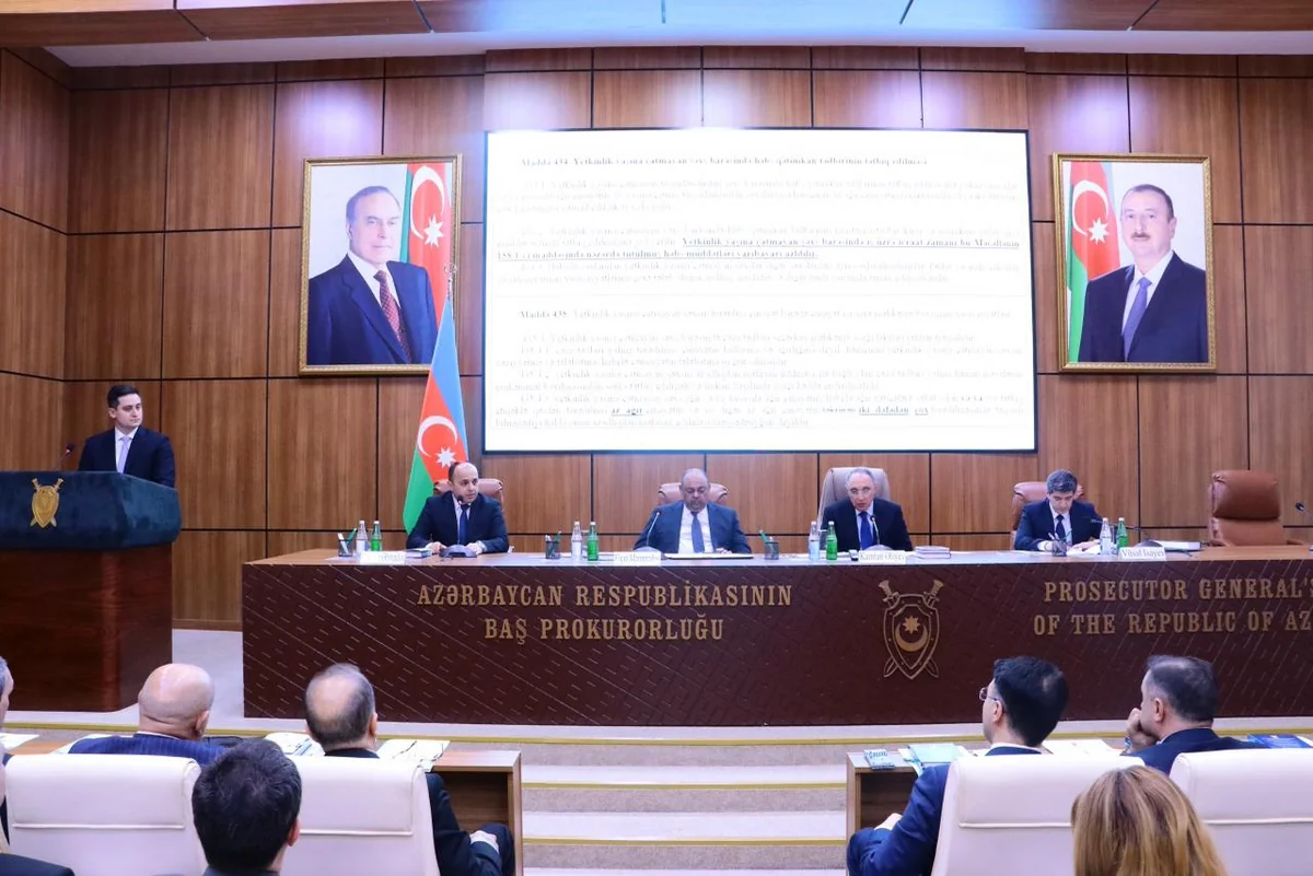 Baş prokuror yanında fəaliyyət göstərən Elmi-Məsləhət Şurasının növbəti iclası keçirilib
