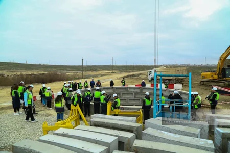 Bakı və Abşeronda yeni kanalizasiya kollektorlarının tikintisinə başlanılıb