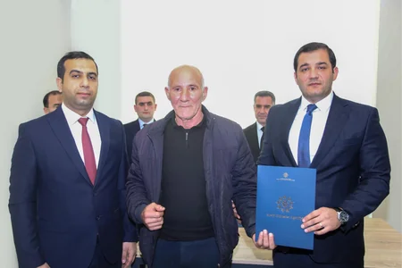 Tərtərdə şəhid ailələri və qazilərə daha 25 mənzil verilib
