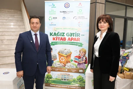 'Bring Paper - Take a Book' project launched in Baku