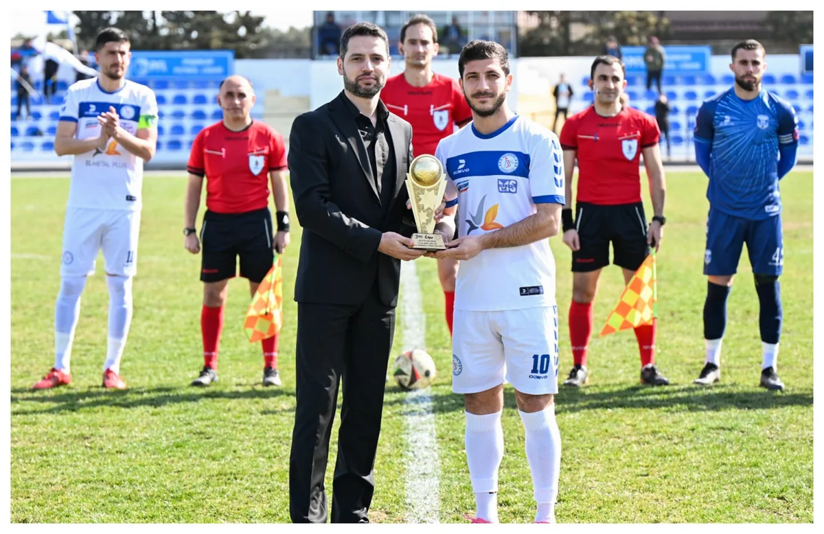 Elşən Abdullayev I Liqada fevralın ən yaxşı qolunun müəllifi kimi mükafatlandırılıb