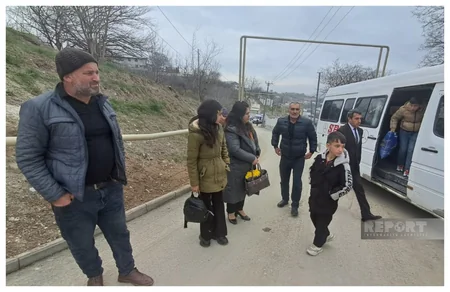 Xocalının Xanabad kəndinə köçürülən ailələrə mənzillərin açarları təqdim olunub - YENİLƏNİB