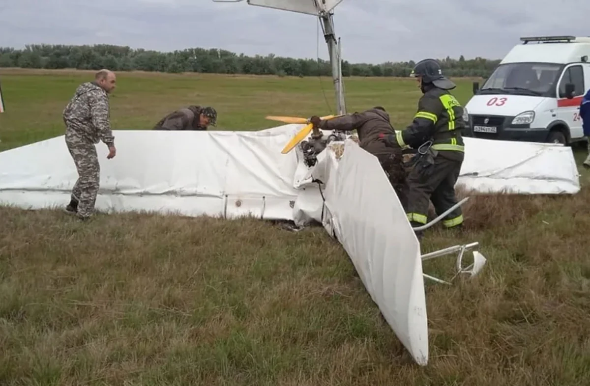 В России упал легкомоторный самолет, есть жертвы