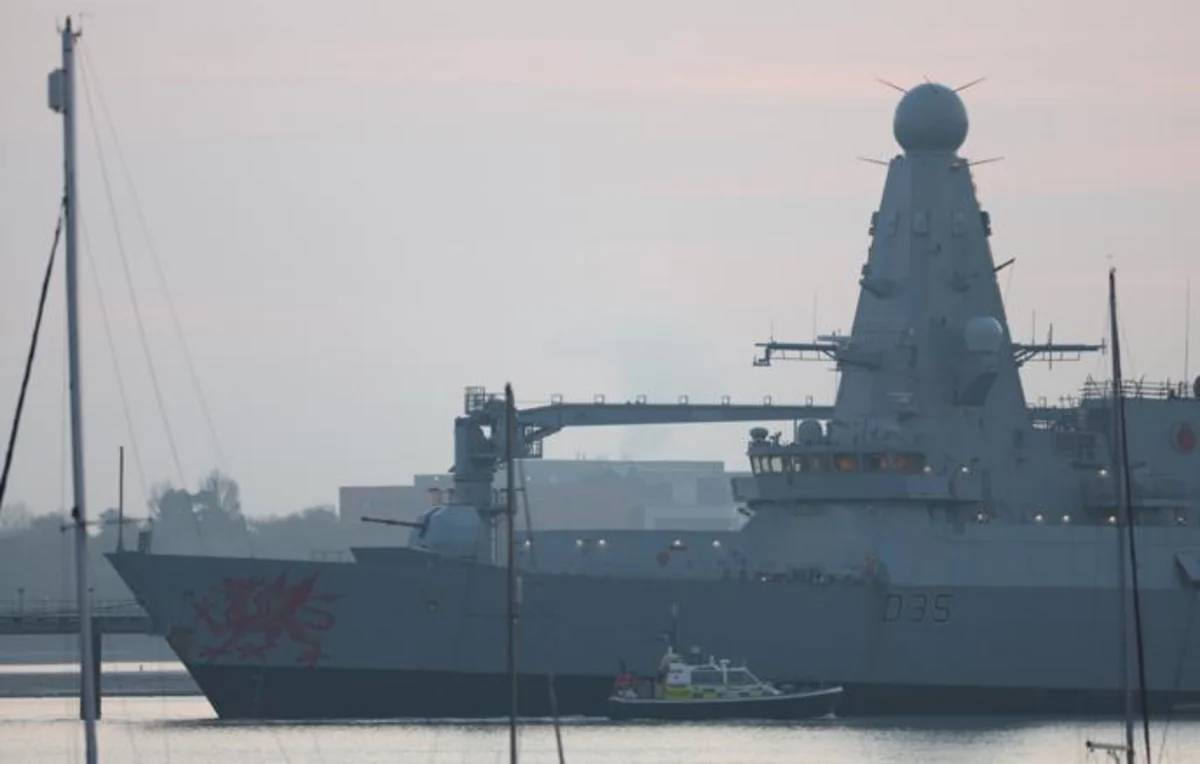 Britaniya HDQ-yə aid esmines Kiprdəki bazanı qorumaq üçün Şərqi Aralıq dənizinə gəlib
