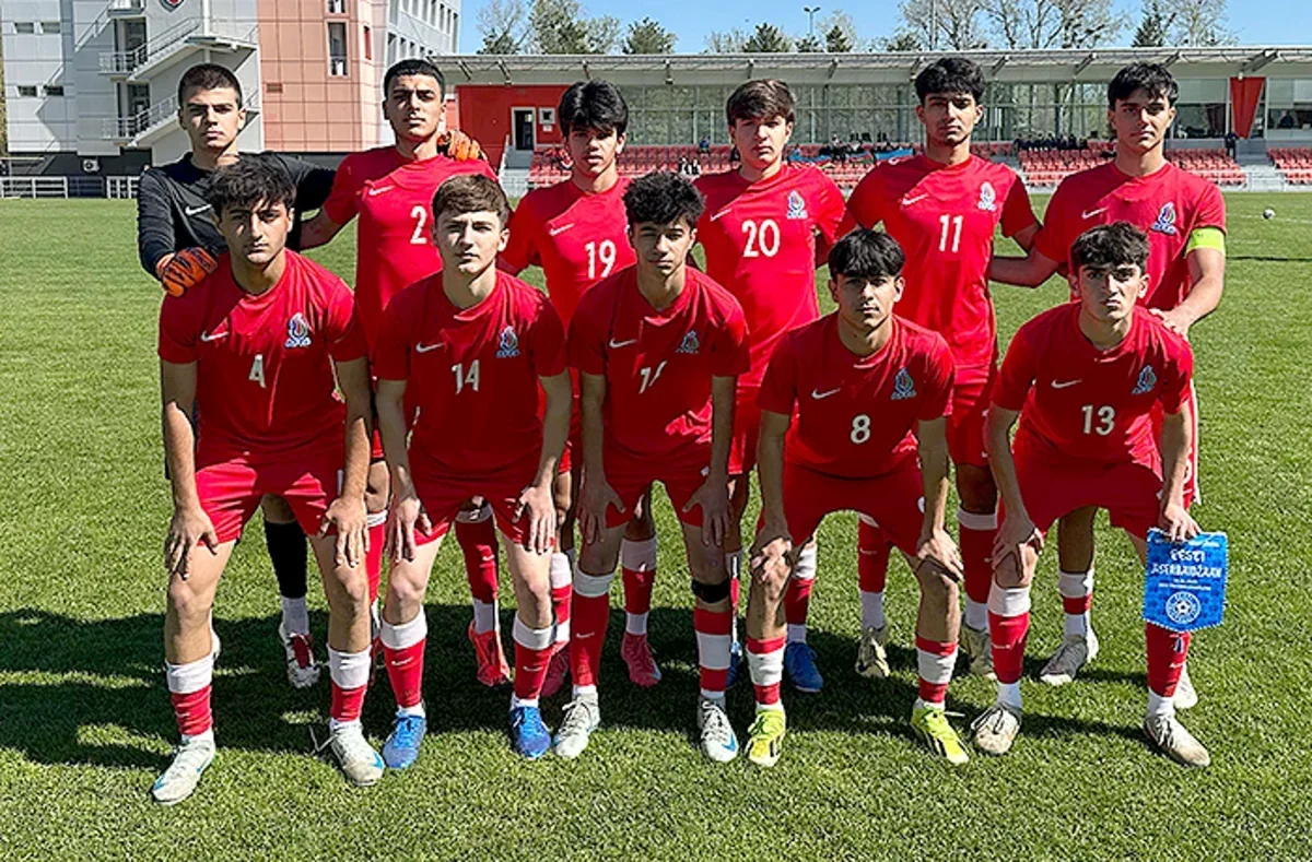 Azərbaycanın U-17 millisi Avropa çempionatının seçmə mərhələsində ilk oyununu keçirib