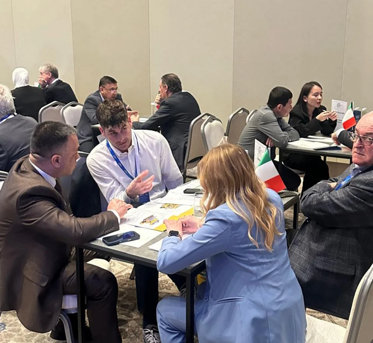 Businesspeople from Azerbaijan and Italy discuss cooperation in agribusiness