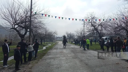 Qaxda Novruz bayramı ilə əlaqədar ənənəvi at yarışları keçirilib