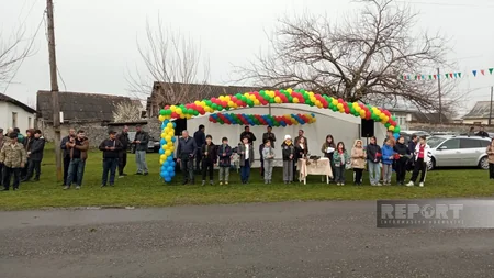 Qaxda Novruz bayramı ilə əlaqədar ənənəvi at yarışları keçirilib