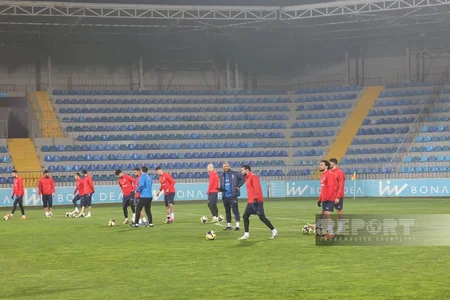 FIFA Series – 2026: Azərbaycan millisinin Sent Lüsiya yığması ilə oyundan əvvəl açıq məşqi təşkil olunub