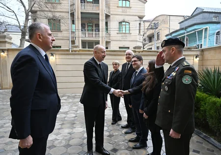 President Ilham Aliyev visits Georgian Embassy in Azerbaijan to express condolences
