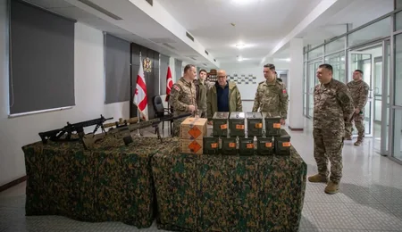 Türkiye delivers military equipment to Georgian Special Operations Command