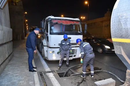 ADSEA intensiv yağışlarla əlaqədar gücləndirilmiş iş rejimində çalışır