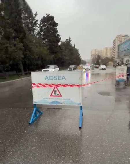 ADSEA intensiv yağışlarla əlaqədar gücləndirilmiş iş rejimində çalışır