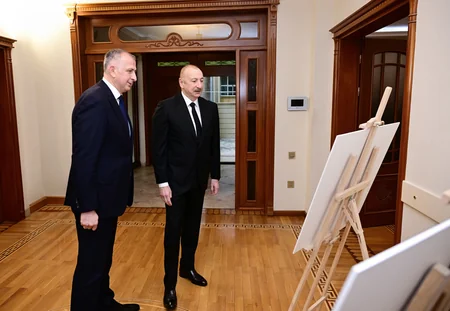 President Ilham Aliyev visits Georgian Embassy in Azerbaijan to express condolences